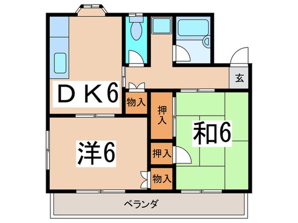 メゾン槙の物件間取画像